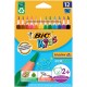 BIC Kids Evolution Triangle Multicolor 12 pieza(s)